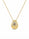 0.75 Ctw Lab Grown Diamond Necklace in 925 Yellow Gold Plated