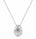 0.75 Ctw Lab Grown Diamond Necklace in 925 Platinum Plated