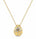 0.75 Ctw Lab Grown Diamond Necklace in 925 Yellow Gold Plated