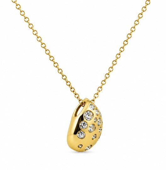 0.75 Ctw Lab Grown Diamond Necklace in 925 Yellow Gold Plated