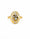 0.86 Ctw Lab Grown Diamond Ring in 925 Yellow Gold Plated
