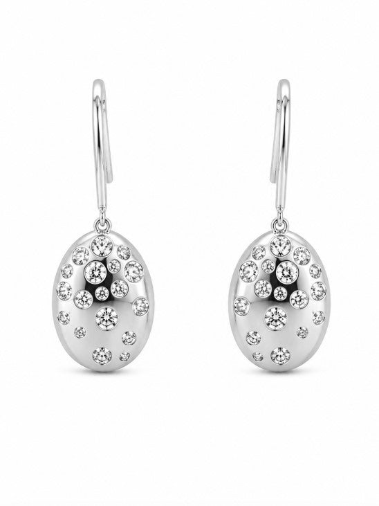 1.72 Ctw Lab Grown Diamond Earring in 925 Platinum Plated