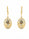 1.72 Ctw Lab Grown Diamond Earring in 925 Yellow Gold Plated