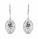 1.72 Ctw Lab Grown Diamond Earring in 925 Platinum Plated