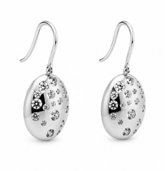 1.72 Ctw Lab Grown Diamond Earring in 925 Platinum Plated