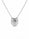0.90 Ctw Lab Grown Diamond Necklace in 925 Platinum Plated