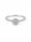 0.49 Ctw Lab Grown Diamond Ring in 925 Platinum Plated