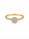 0.49 Ctw Lab Grown Diamond Ring in 925 Yellow Gold Plated