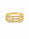 0.24 Ctw Lab Grown Diamond Ring in 925 Yellow Gold Plated
