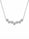 0.78 Ctw Lab Grown Diamond Necklace in 925 Platinum Plated