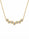 0.78 Ctw Lab Grown Diamond Necklace in 925 Yellow Gold Plated