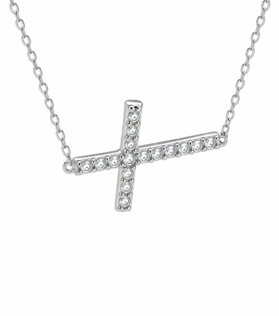 0.50 Ctw Lab Grown Diamond Necklace in 925 Platinum Plated