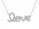 1.29 Ctw Lab Grown Diamond Necklace in 925 Platinum Plated