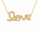 1.29 Ctw Lab Grown Diamond Necklace in 925 Yellow Gold Plated