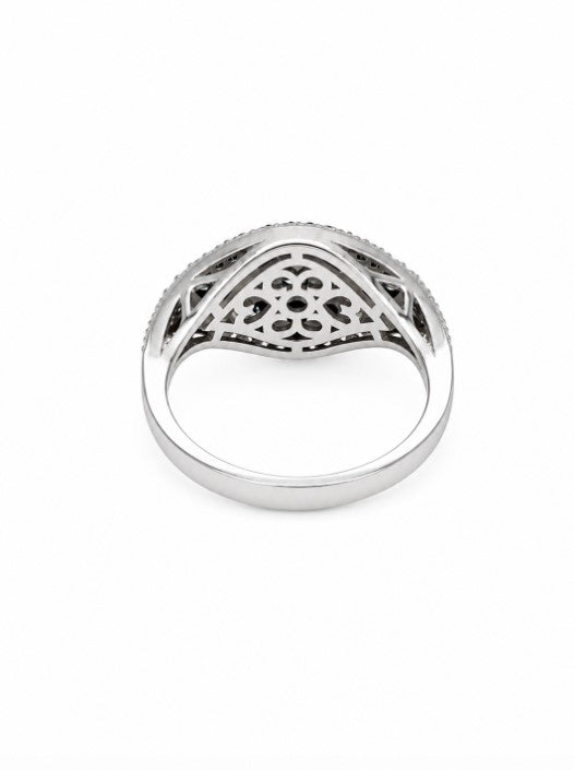 1.41 Ctw Lab Grown Diamond Ring in 925 Two Tone