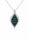 1.28 Ctw Lab Grown Diamond Pendant in 925 Two Tone