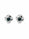 0.66 Ctw Blue Lab Grown Diamond Earring in 925 Platinum Plated