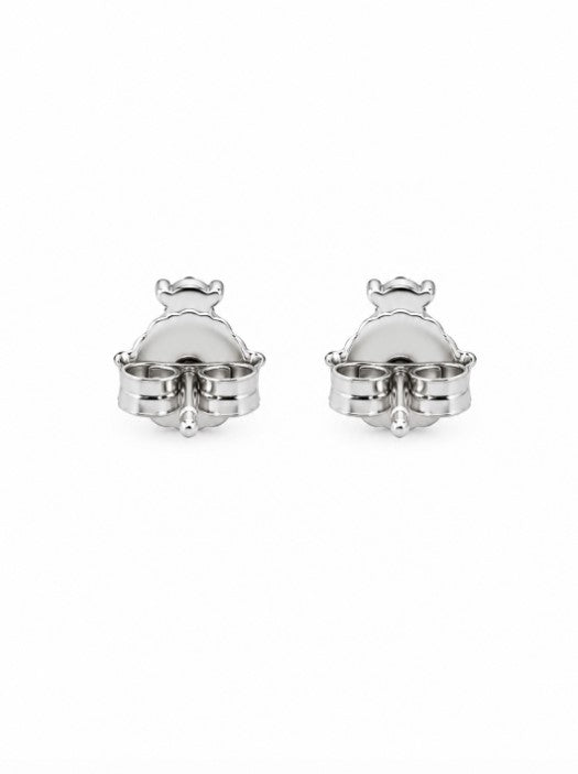 1.73 Ctw Blue Lab Grown Diamond Earring in 925 Platinum Plated