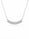 1.20 DEW Moissanite Necklace in 925 Platinum Plated