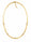 1.30 DEW Moissanite Necklace in 925 Yellow Gold Plated
