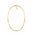 1.30 DEW Moissanite Flex Necklace in 925 Yellow Gold Plated