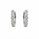 0.43 Ctw Lab Grown Diamond Earring in 925 Platinum Plated