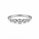 0.40 Ctw Lab Grown Diamond Ring in 925 Platinum Plated