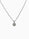 0.32 Ctw Lab Grown Diamond Necklace in 925 Platinum Plated