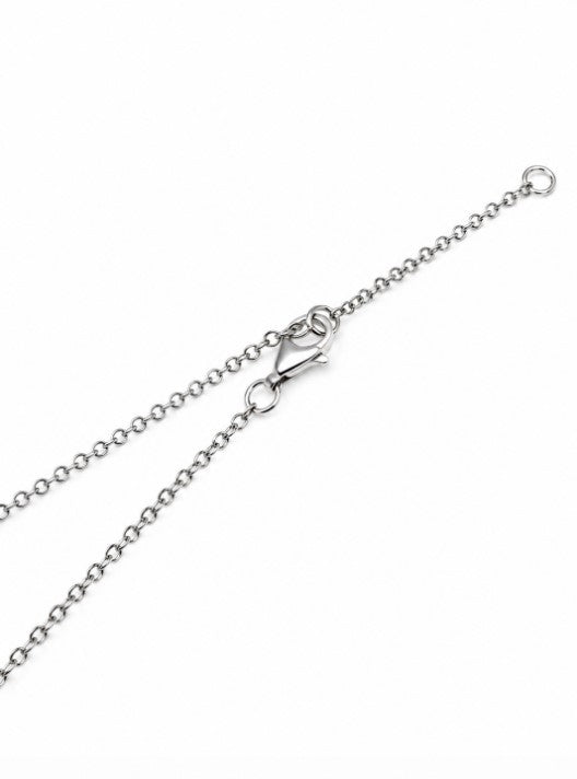 0.18 Ctw Lab Grown Diamond Necklace in 925 Platinum Plated