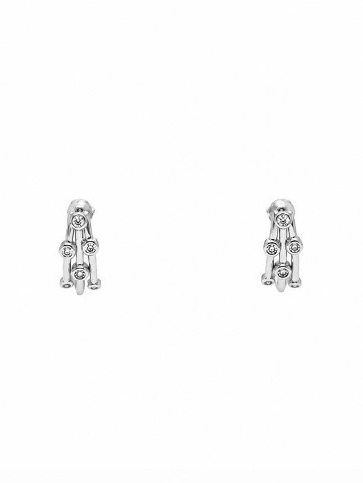0.35 Ctw Lab Grown Diamond Earring in 925 Platinum Plated