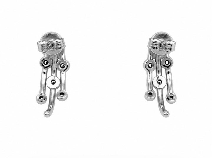 0.35 Ctw Lab Grown Diamond Earring in 925 Platinum Plated