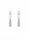 0.53 Ctw Lab Grown Diamond Earring in 925 Platinum Plated