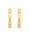0.53 Ctw Lab Grown Diamond Earring in 925 Yellow Gold Plated