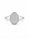 0.35 Ctw Lab Grown Diamond Ring in 925 Platinum Plated