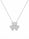 0.38 Ctw Lab Grown Diamond Pendant in 925 Platinum Plated