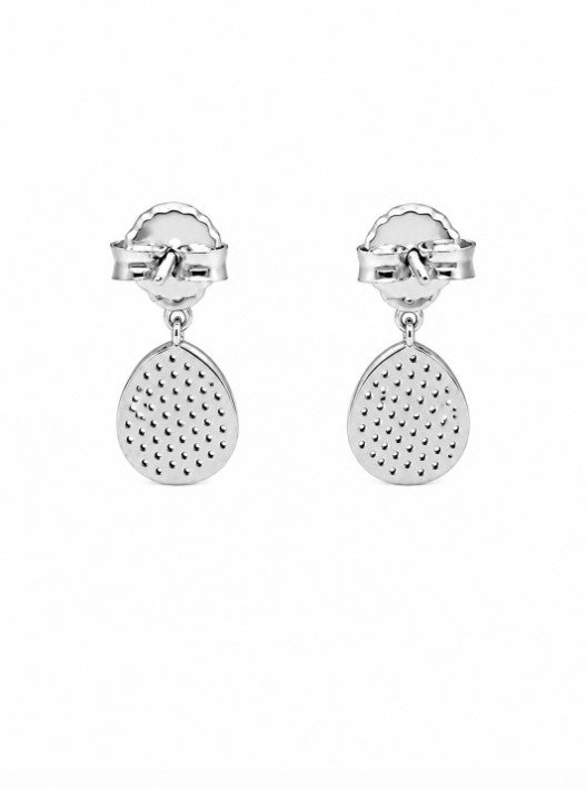 0.87 Ctw Lab Grown Diamond Earring in 925 Platinum Plated
