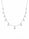 1.24 Ctw Lab Grown Diamond Necklace in 925 Platinum Plated