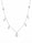 0.61 Ctw Lab Grown Diamond Necklace in 925 Platinum Plated