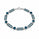 4.45 Ctw Blue Lab Grown Diamond Bracelet in 925 Two Tone