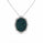 2.40 Ctw Lab Grown Diamond Pendant in 925 Two Tone