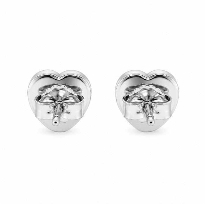 0.48 Ctw Blue Lab Grown Diamond Earring in 925 Two Tone