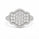 2.07 Ctw Lab Grown Diamond Ring in 925 Platinum Plated