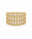 1.49 Ctw Lab Grown Diamond Ring in 925 Yellow Gold Plated