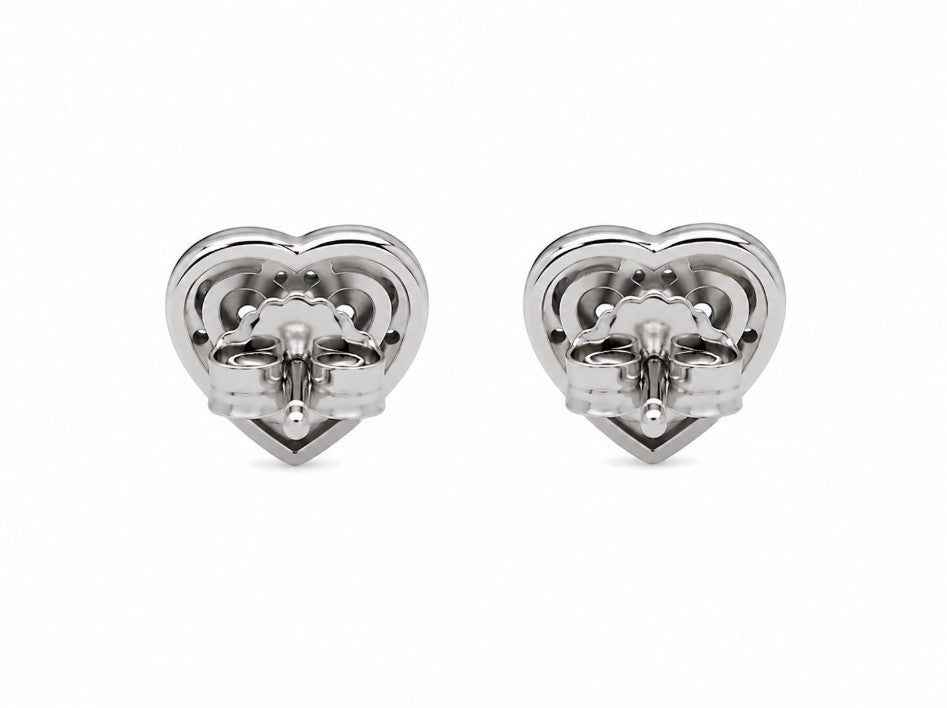1.61 Ctw Lab Grown Diamond Earring in 925 Two Tone