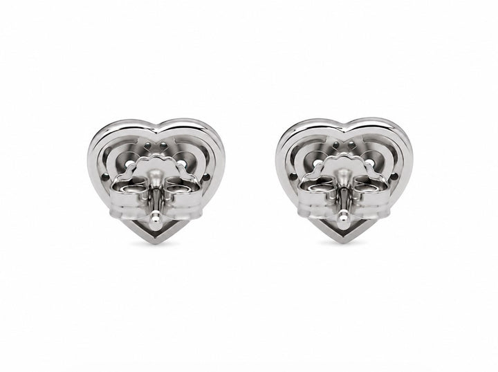 1.61 Ctw Lab Grown Diamond Earring in 925 Two Tone