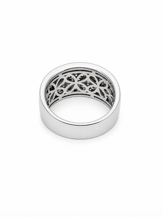 1.62 Ctw Lab Grown Diamond Ring in 925 Platinum Plated