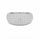 3.09 Ctw Lab Grown Diamond Ring in 925 Platinum Plated