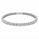 3.12 DEW Moissanite Bangle in 925 Platinum Plated