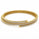 14.57 DEW Moissanite Bangle in 925 Yellow Gold Plated
