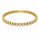 5.80 DEW Moissanite Bangle in 925 Yellow Gold Plated